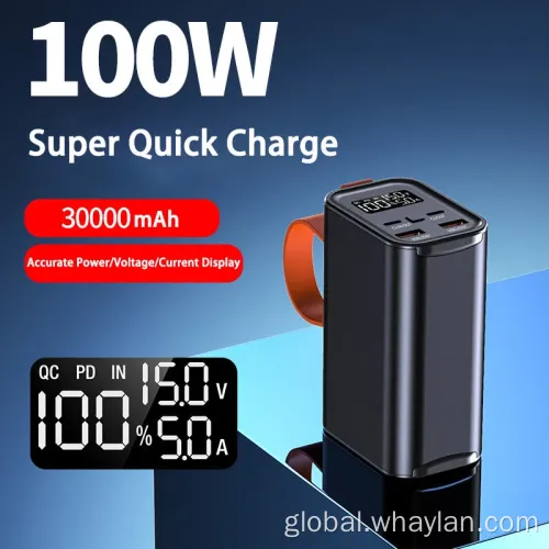 100W Power Bank Whaylan Factory New Arrival Pd 100W Fast Charging Power Bank Manufactory